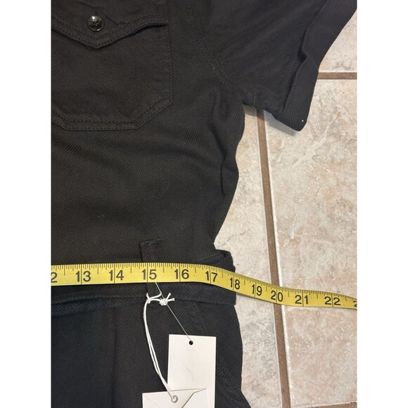 NWT GOOD AMERICAN Sz 3 (L) Waist Tie Twill Utility Jumpsuit Net-a-Porter  Staple - Picture 16 of 16